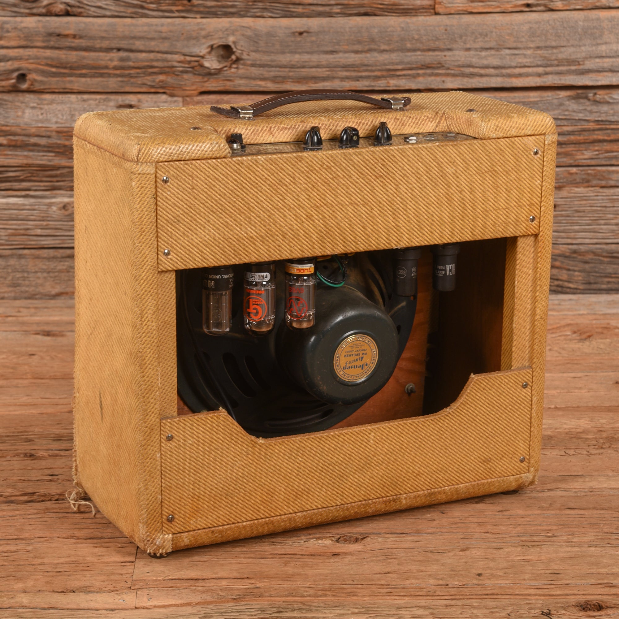 Fender Deluxe Amp TV Front 5A3  1950