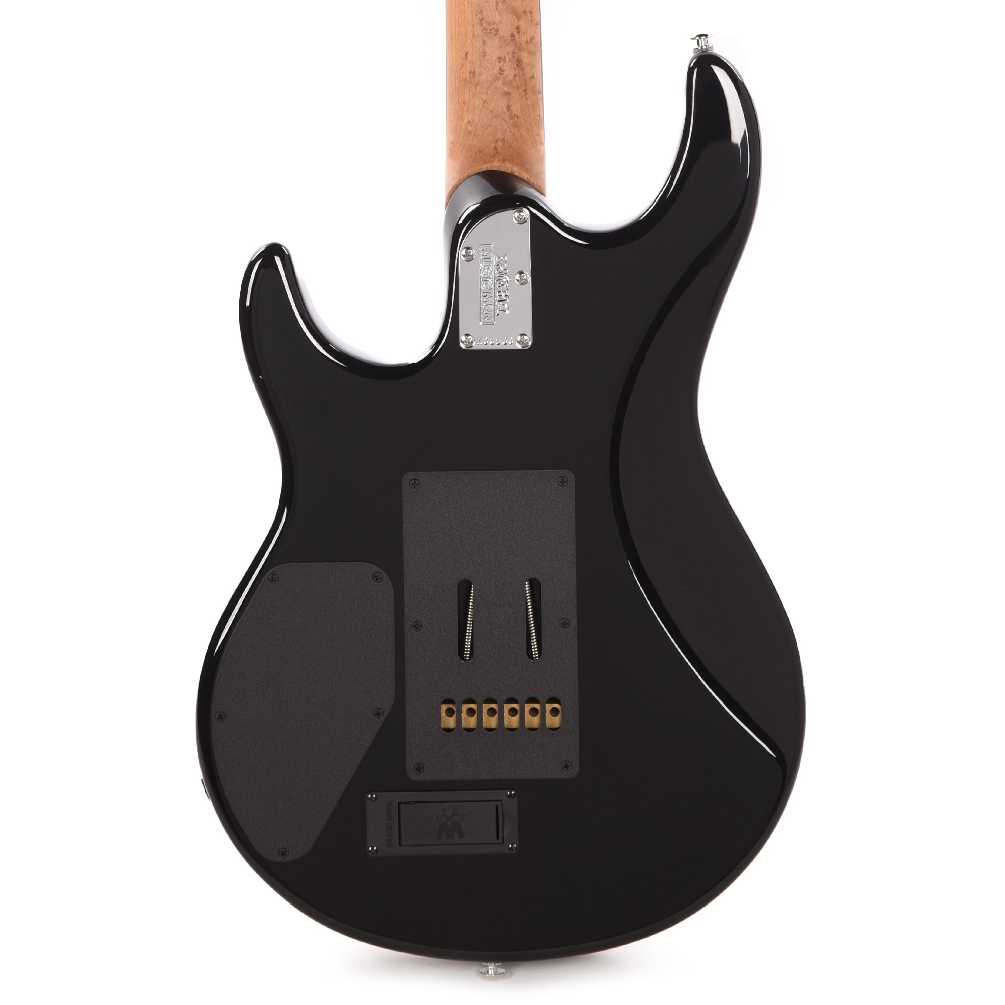 Music Man Luke 4 Maple Top HH Blue Flame w/Roasted Figured Maple Neck