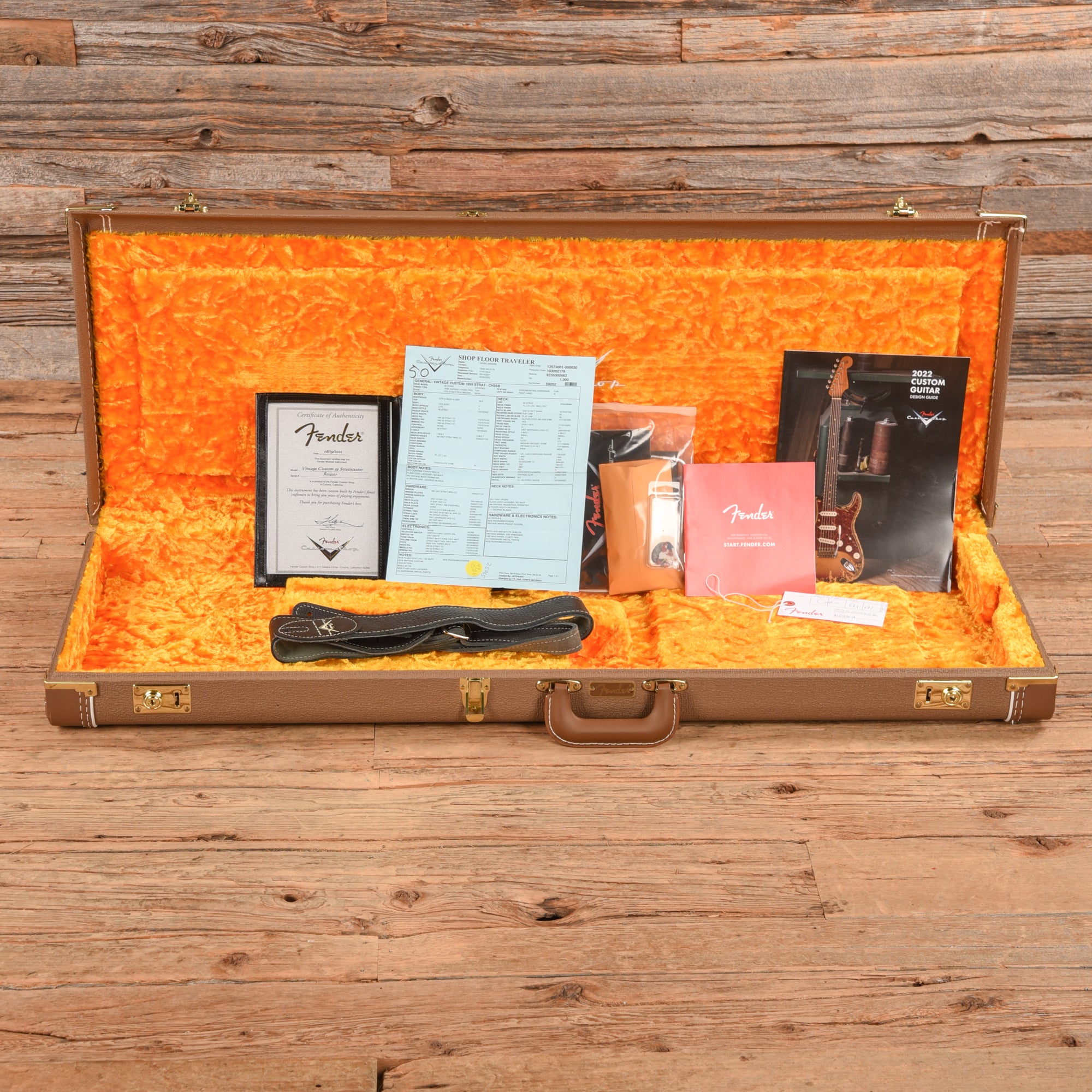 Fender Custom Shop Vintage Custom '59 Stratocaster Time Capsule Chocolate 3-Color Sunburst 2022