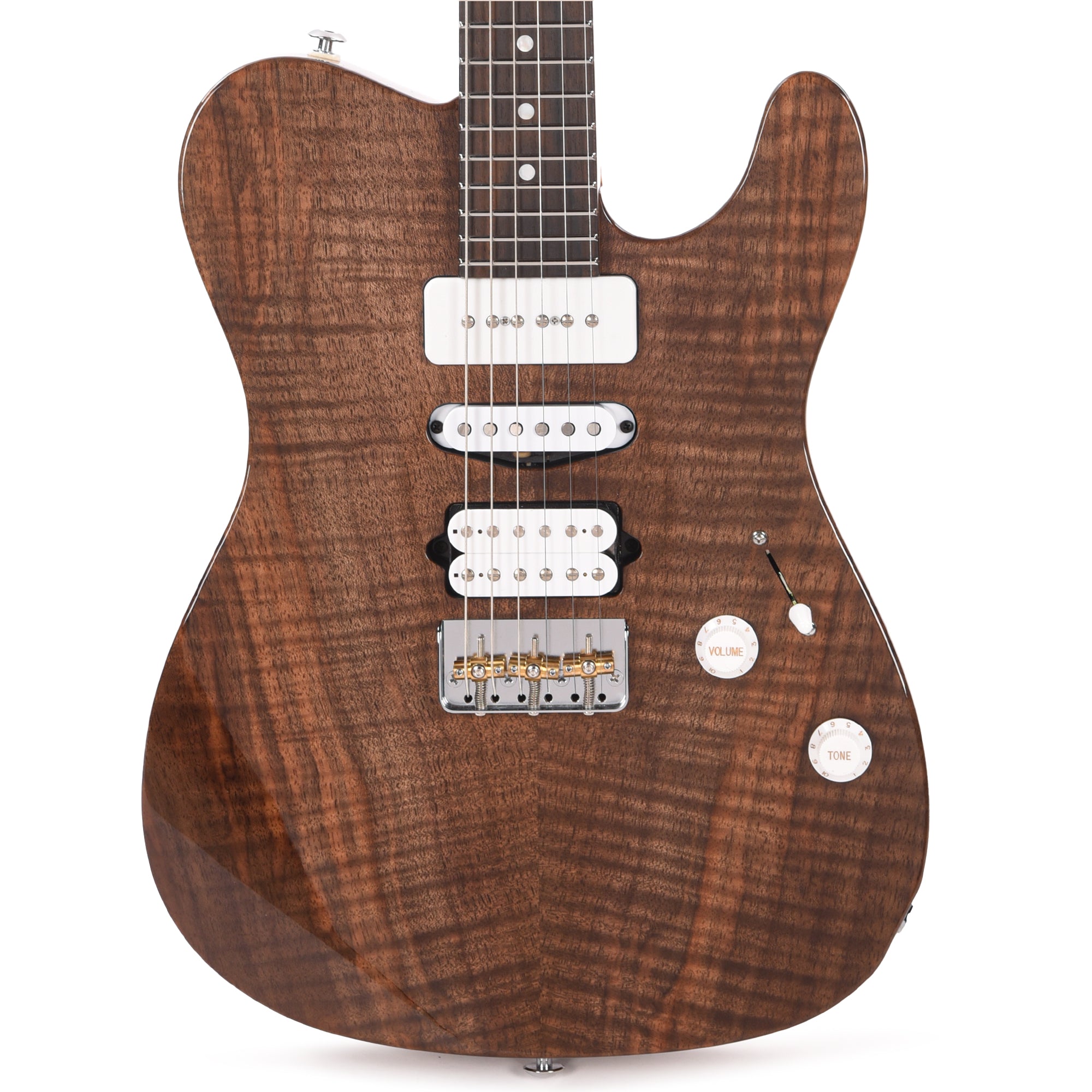 Suhr Custom Modern T Natural w/CME-Selected Figured Walnut Top