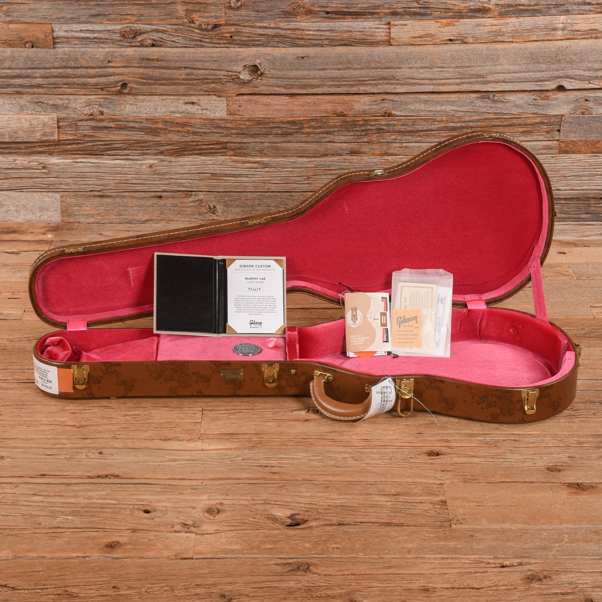 Gibson Custom Murphy Lab 59 Les Paul Standard Reissue Light Aged Sunburst 2024