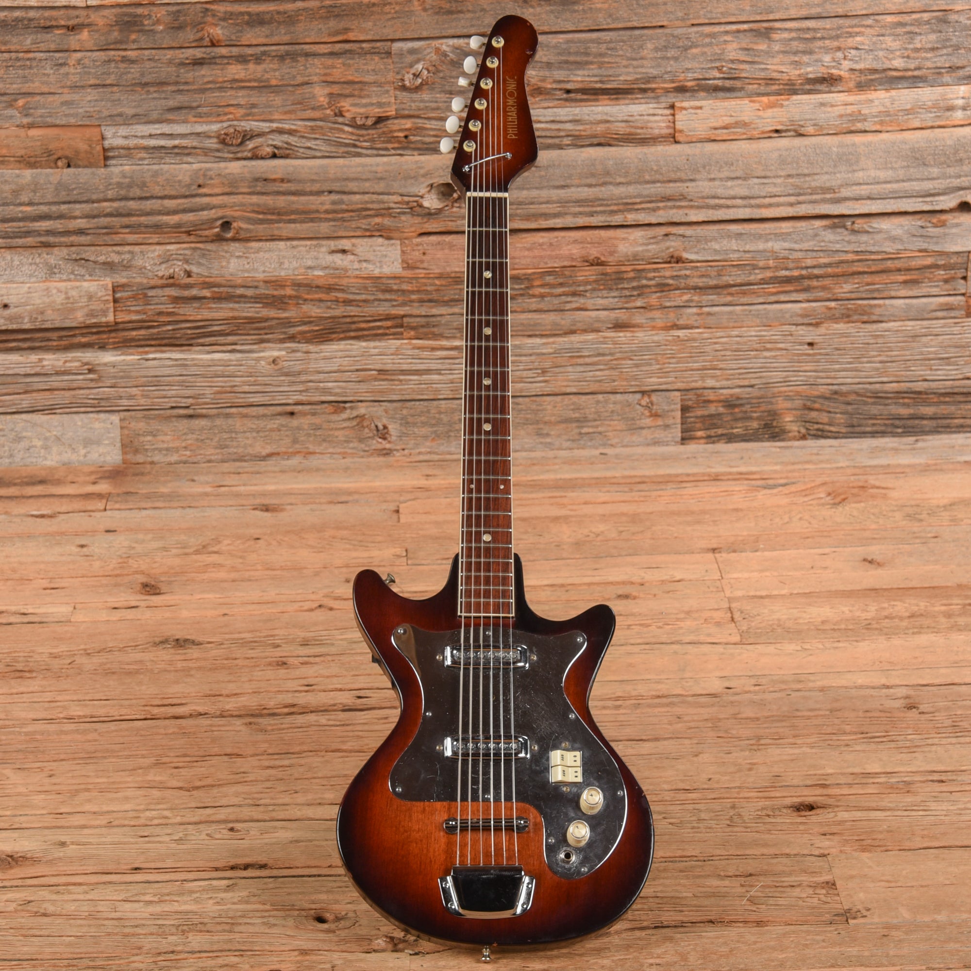 Philharmonic 2-Pickup Electric Solidbody Sunburst 1970s