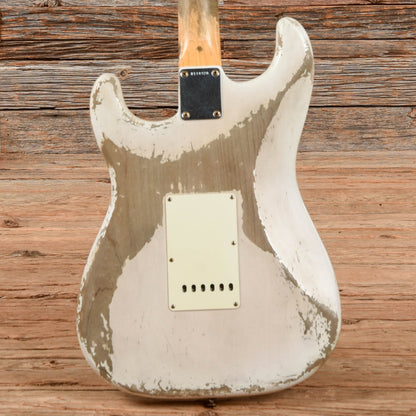 Fender Custom Shop Masterbuilt Austin MacNutt '59 Stratocaster HSS Ultra Heavy Relic Olympic White 2022