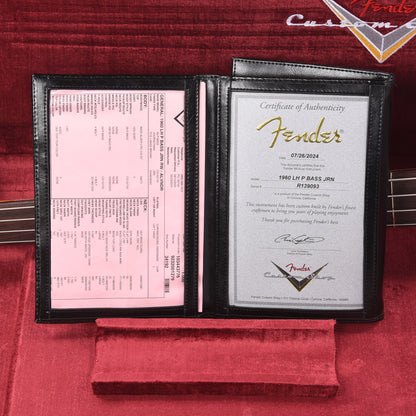 Fender Custom Shop 1960 Precision Bass LEFTY Journeyman Relic Aged Lavender