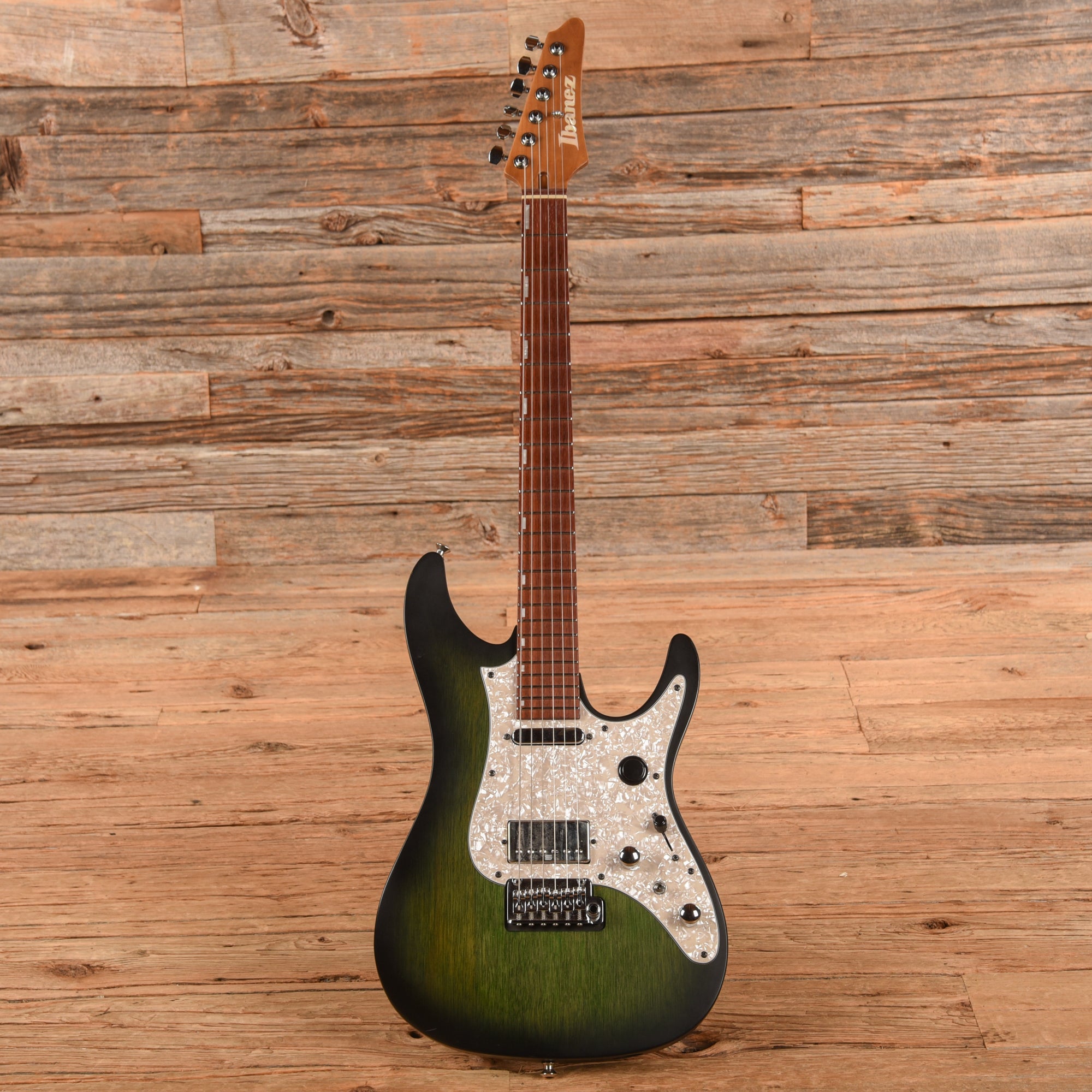 Ibanez EH10 Erik Hansel Signature Transparent Green Matte 2019