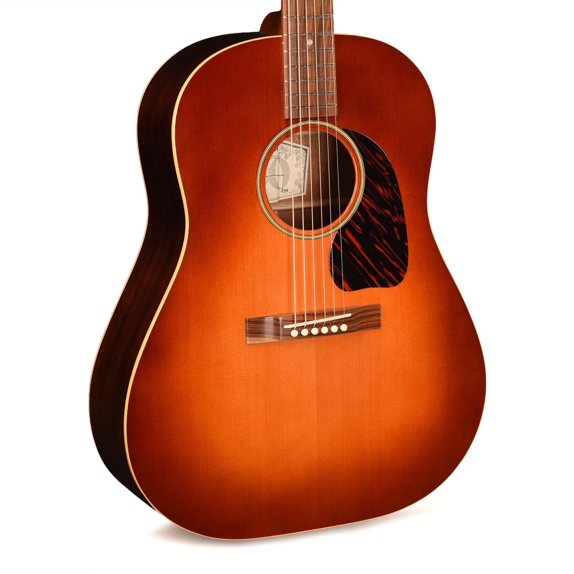 Atkin The Forty Three Baked Sitka/Mahogany Aged Faded Cherry Burst