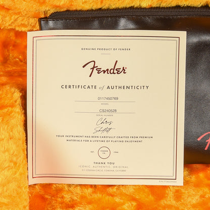 Fender Chris Shiflett Cleaver Signature Telecaster Deluxe Charcoal Frost Metallic 2024