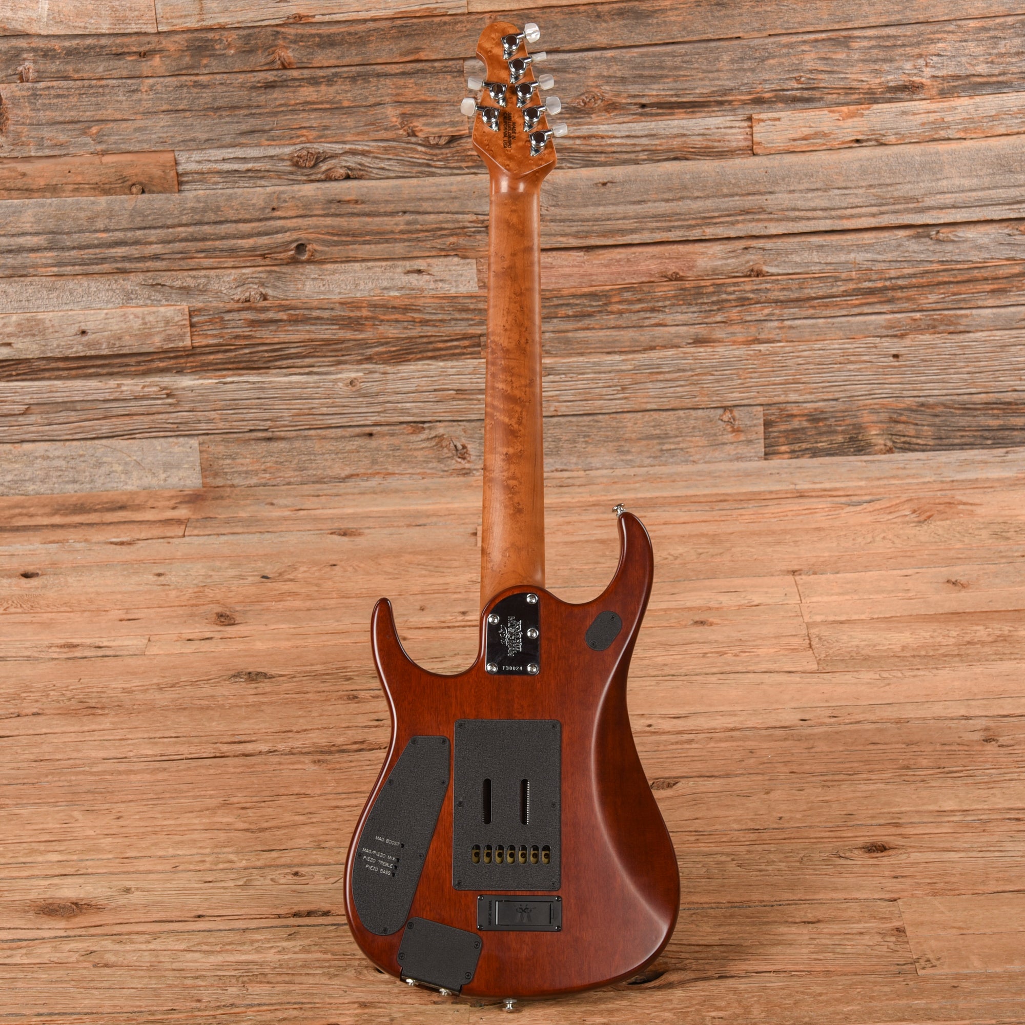 Music Man BFR JP15 7-String Sahara Burst Flame 2015