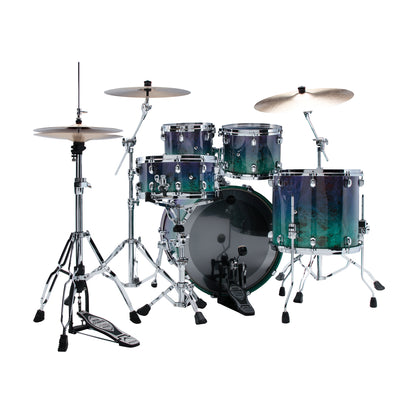 Tama Starclassic 10/12/16/22 4pc. Walnut/Birch Drum Kit Nebula Mappa Burl Fade