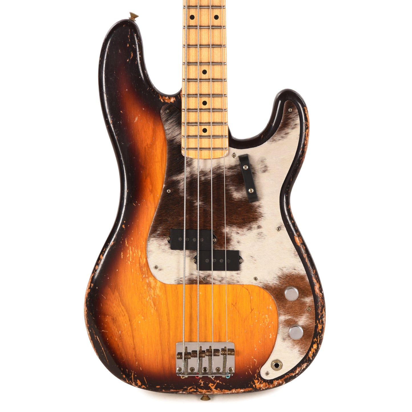 Fender Custom Shop 1959 Precision Bass Relic Chocolate 3-Color Sunburst w/El Dorado Cowhide Pickguard Master Built by Dennis Galuszka
