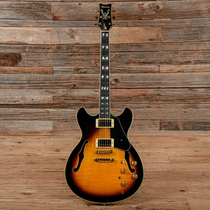 Ibanez JSM10-VYS John Scofield Signature Hollowbody Vintage Yellow Sunburst 2023