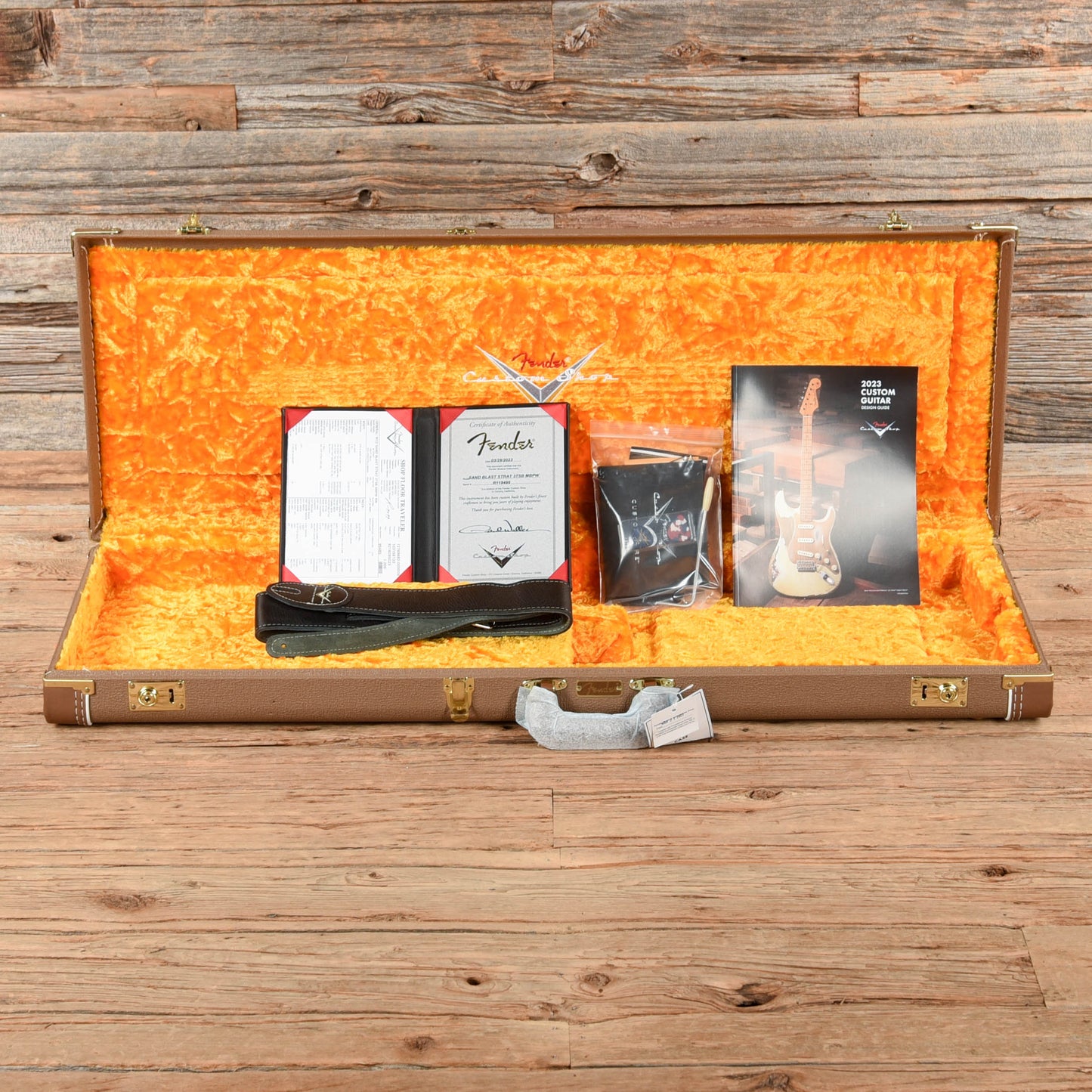 Fender Custom Shop Paul Waller Masterbuilt Sand Blast Stratocaster 3-Tone Sunburst 2023