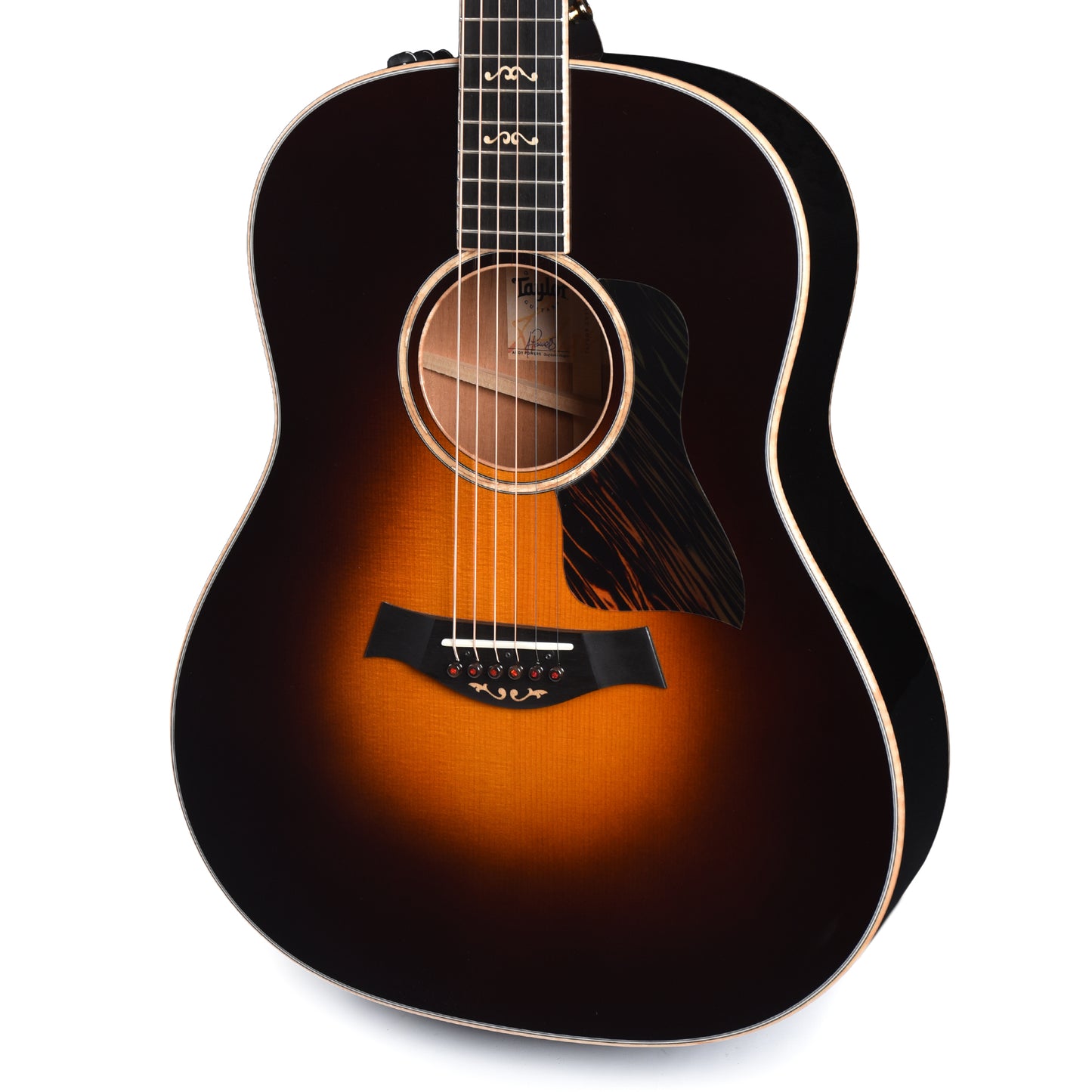Taylor Custom Grand Pacific European Spruce/Mahogany Vintage Sunburst Top w/Figured Maple Binding