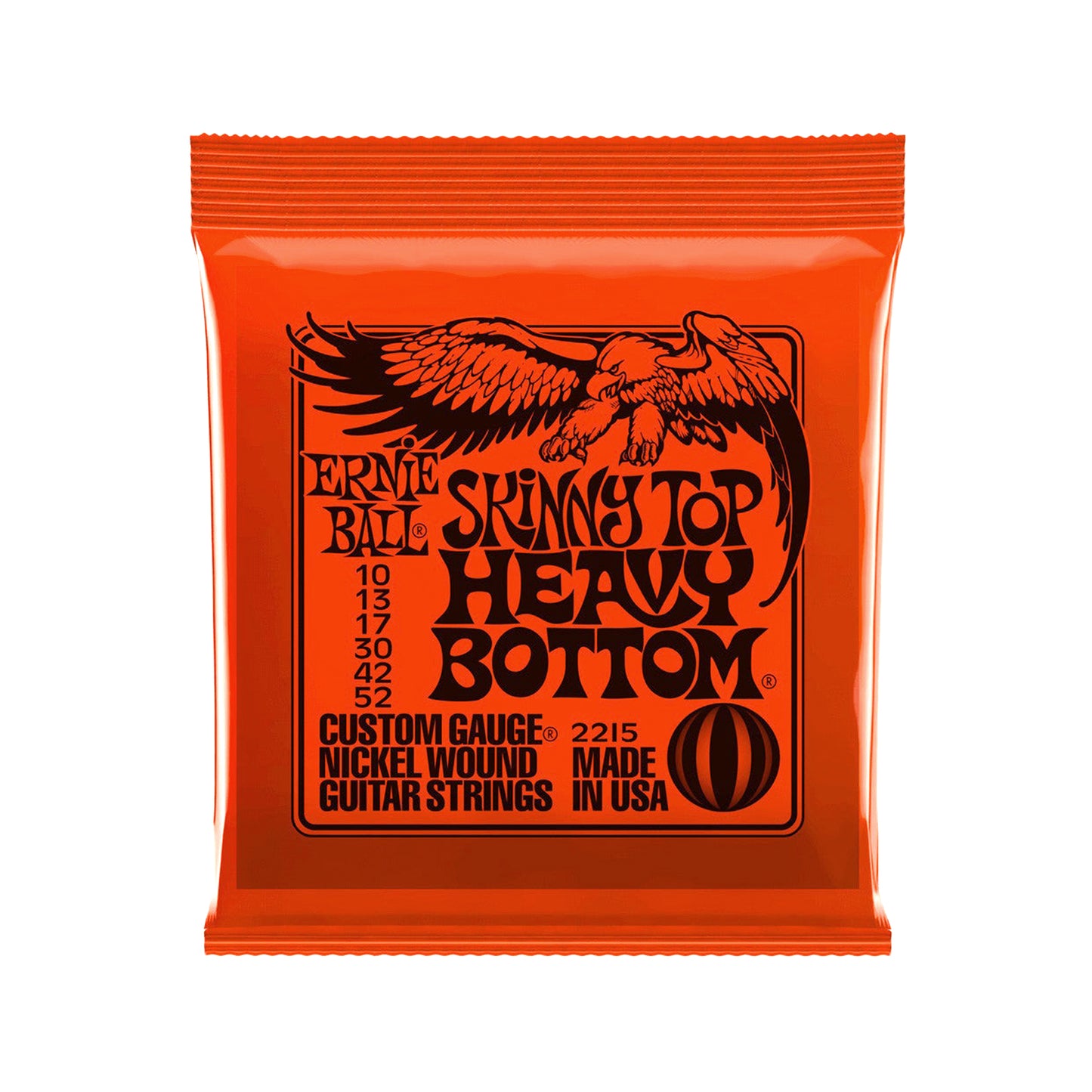 Ernie Ball Skinny Top Heavy Bot Electric Guitar Strings 10-52