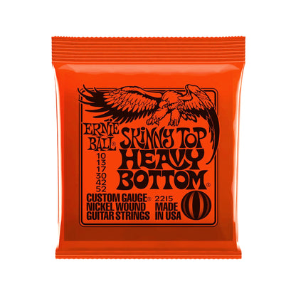 Ernie Ball Skinny Top Heavy Bot Electric Guitar Strings 10-52