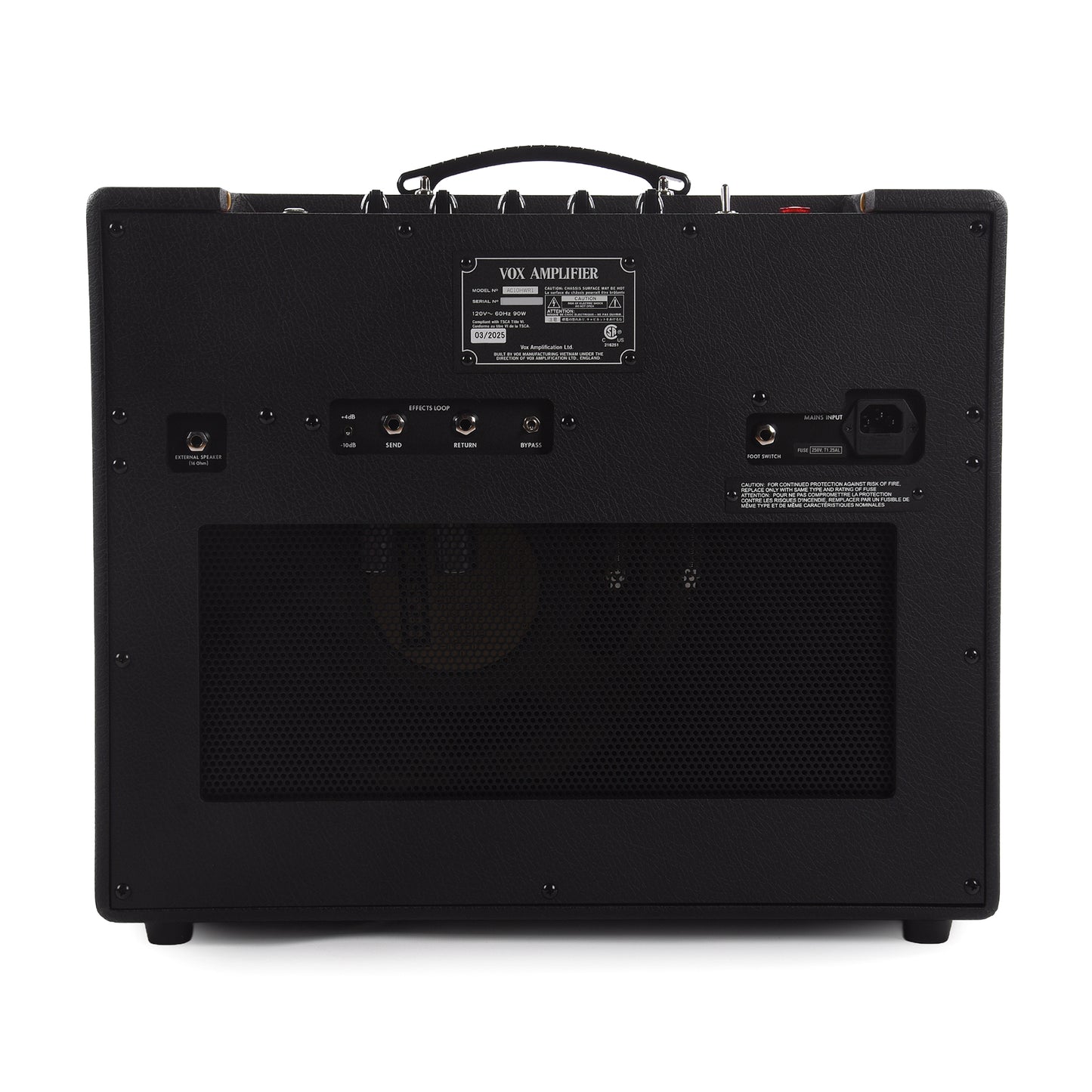 Vox AC10HWR1 Handwired 10w 1x12 Guitar Combo Amp