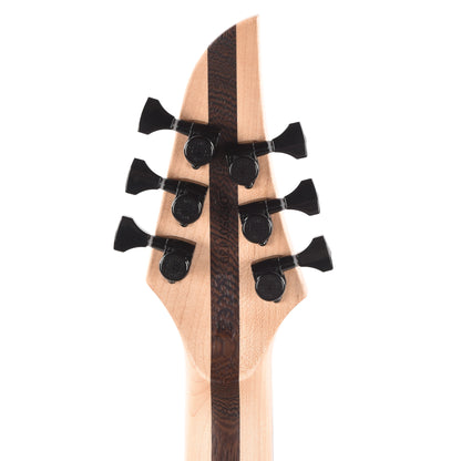 Mayones Duvell Elite 6 AAA Curly Poplar/Mahogany Lava Burst