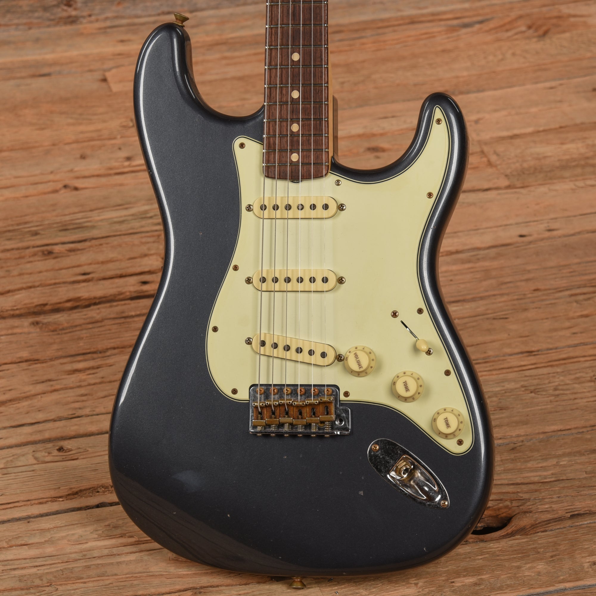 Fender Custom Shop '63 Stratocaster Journeyman Relic Charcoal Frost Metallic 2024