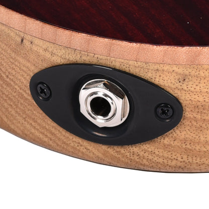 Mayones Duvell Elite 7 Baritone Flamed Maple 5A/Black Limba Trans Dirty Red