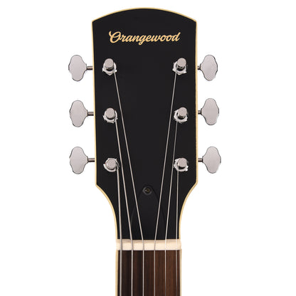 Orangewood Juniper Guava Red Live Rubber Bridge Parlor Acoustic Guitar