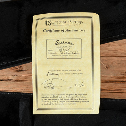 Eastman AR371CE-SB Hollowbody Archtop Sunburst 2012