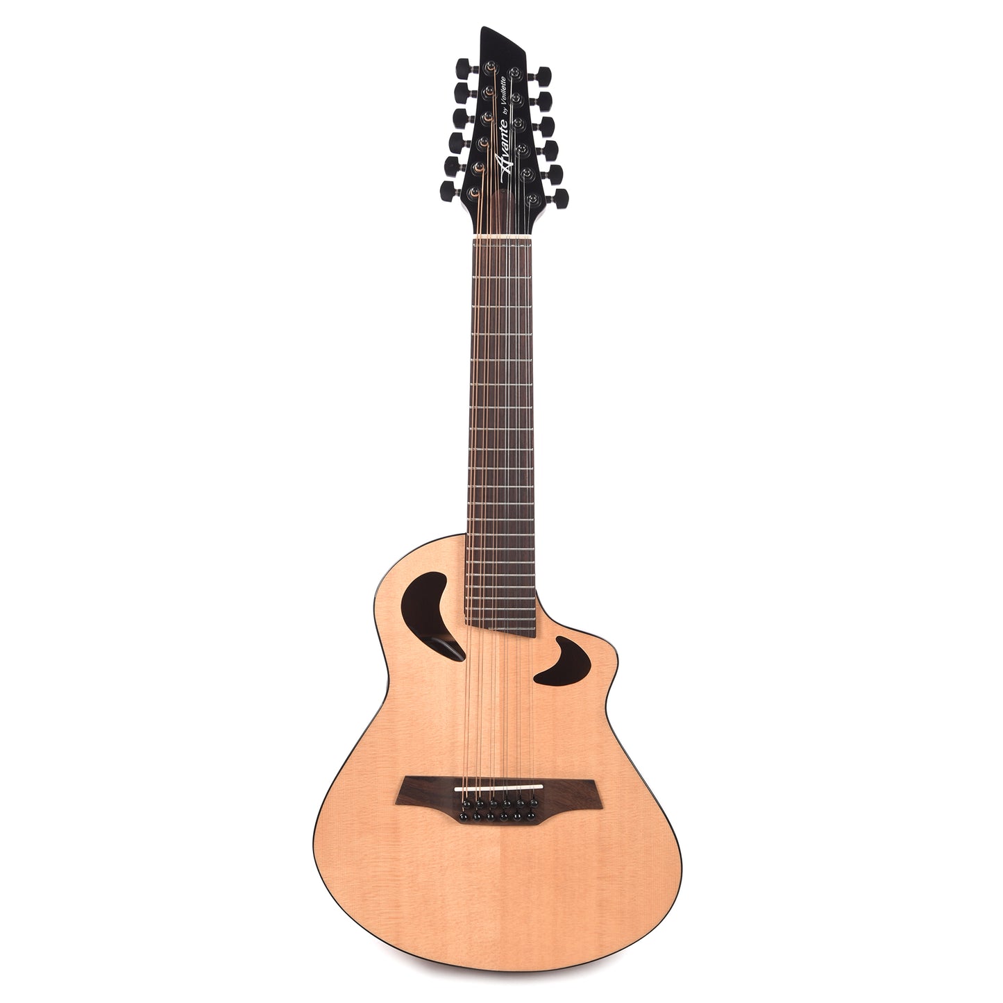 Veillette Avante Series Gryphon 18.13" Scale D-Tuned 12-String Acoustic-Electric Natural w/Premium Gig Bag & Fishman Electronics