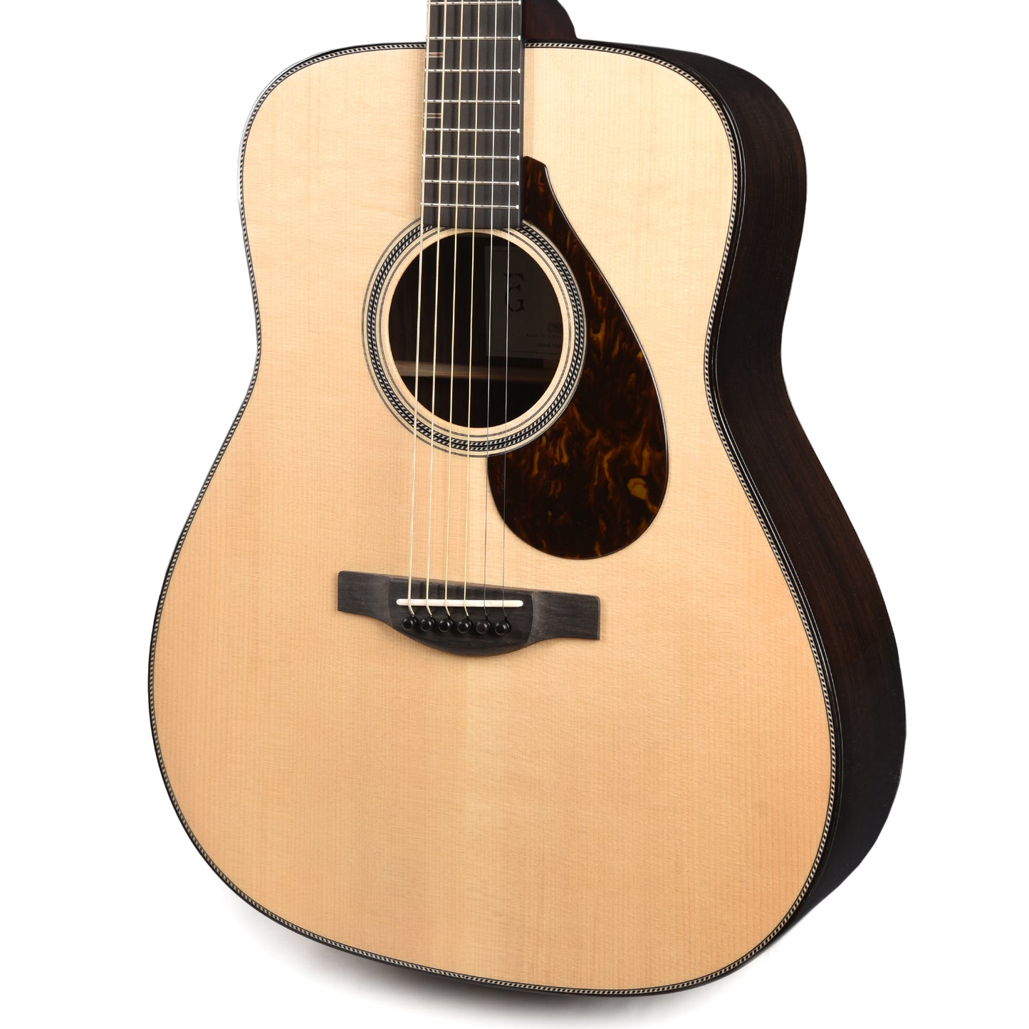 Yamaha FG9 RX Dreadnought Acoustic-Electric Natural Guitar