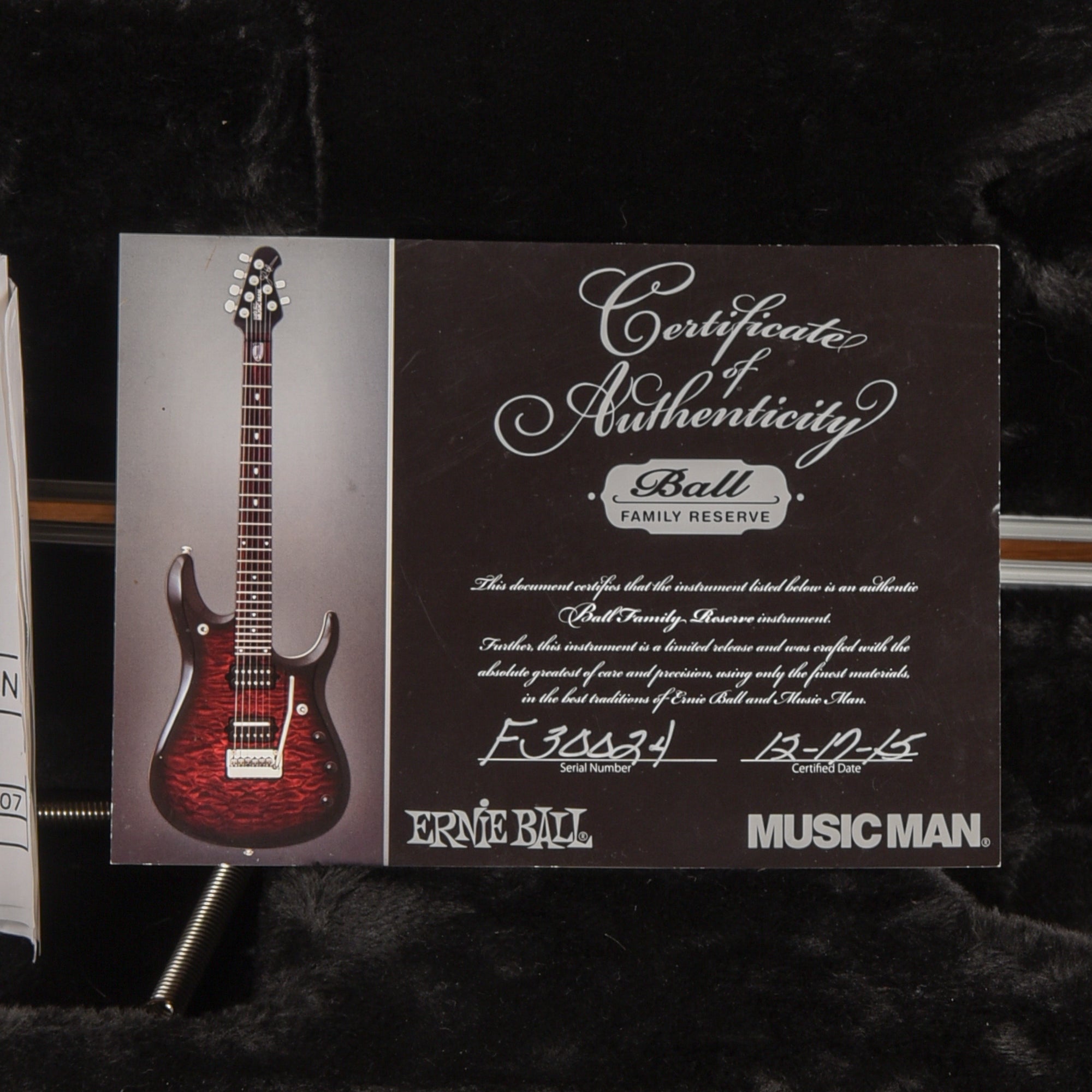 Music Man BFR JP15 7-String Sahara Burst Flame 2015