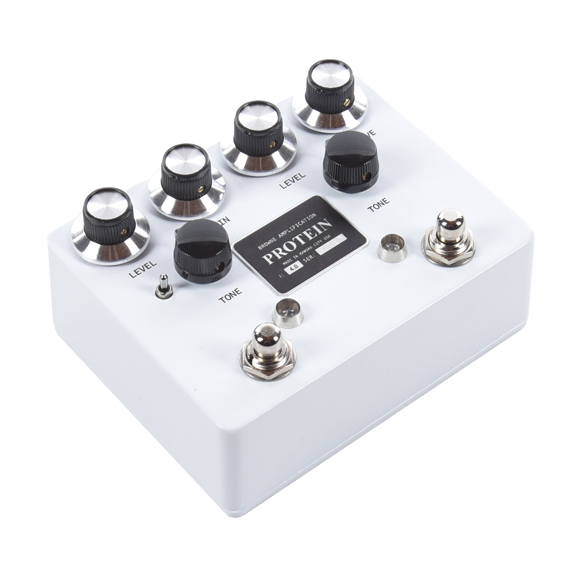 Browne Amplification Protein Dual Overdrive v4 Pedal White