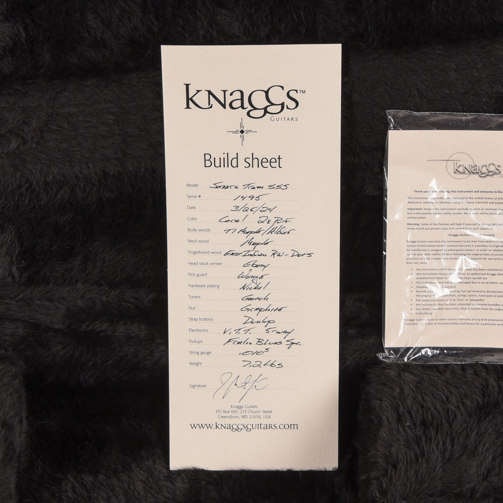 Knaggs Severn Trem SSS T-1 Coral 2024