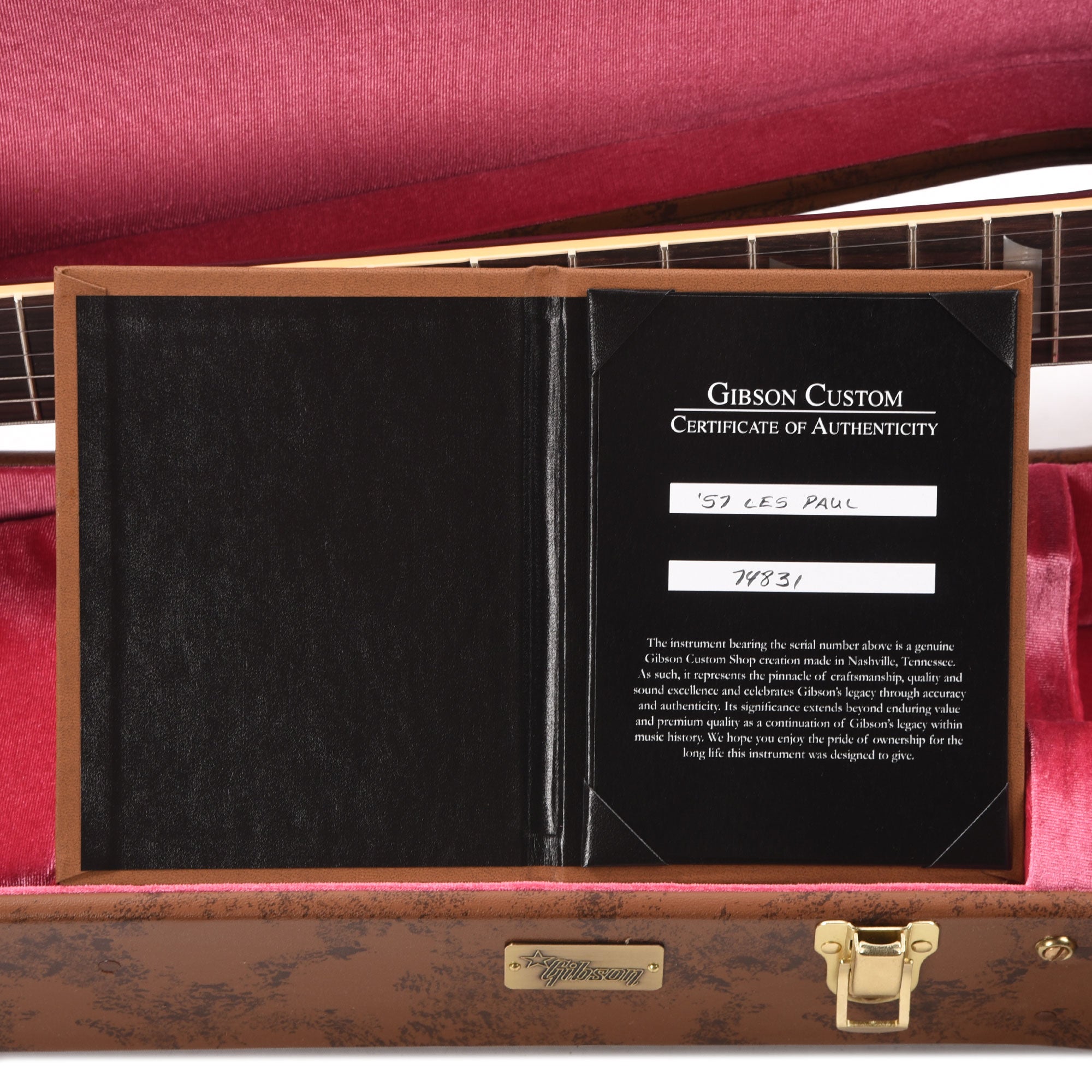 Gibson Custom Shop 1957 Les Paul Goldtop Darkback Reissue Double Gold VOS