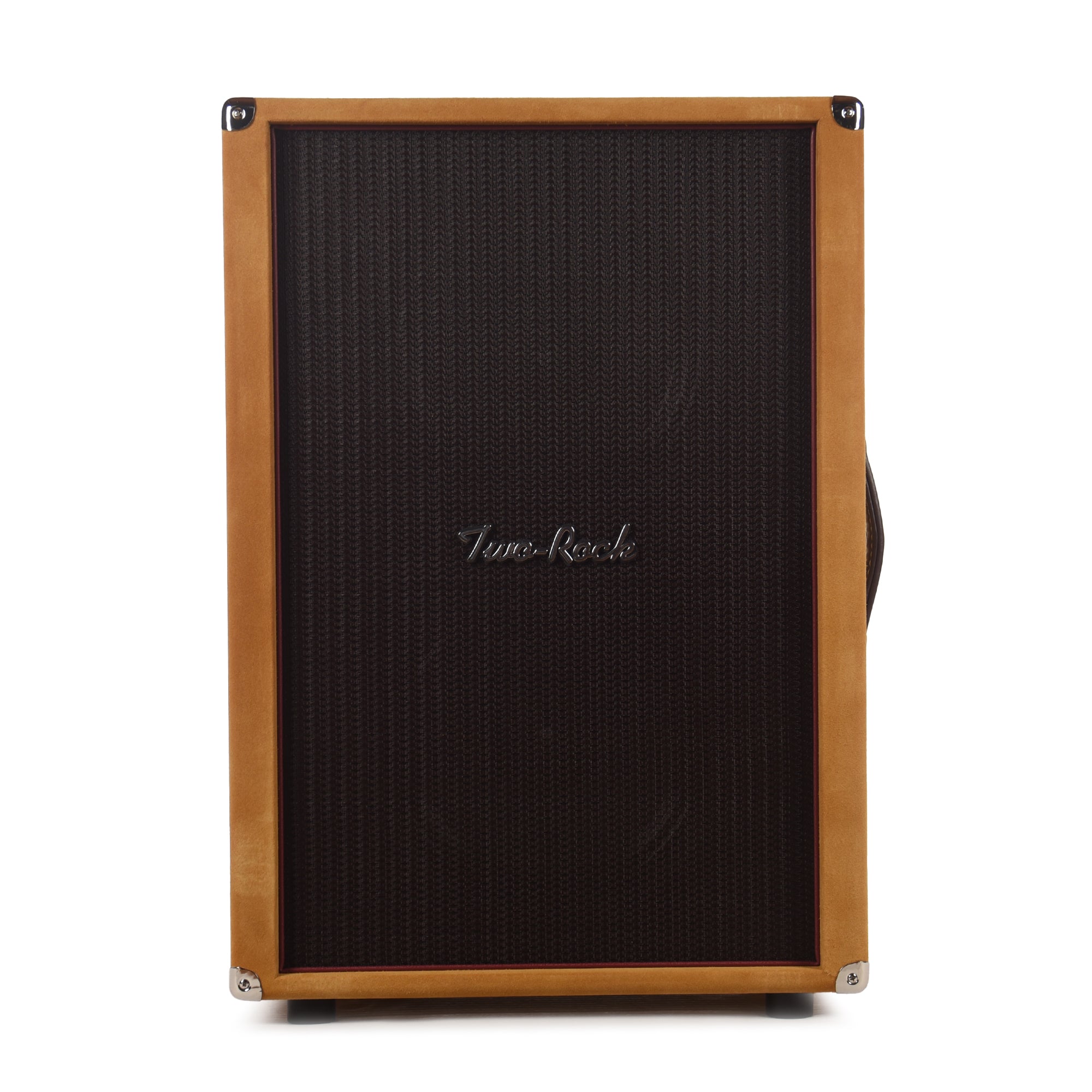 Two Rock 2x12 150w Vertical Cabinet w/Two-Rock 1265B Speaker Buckskin Suede w/ Oxblood Grill