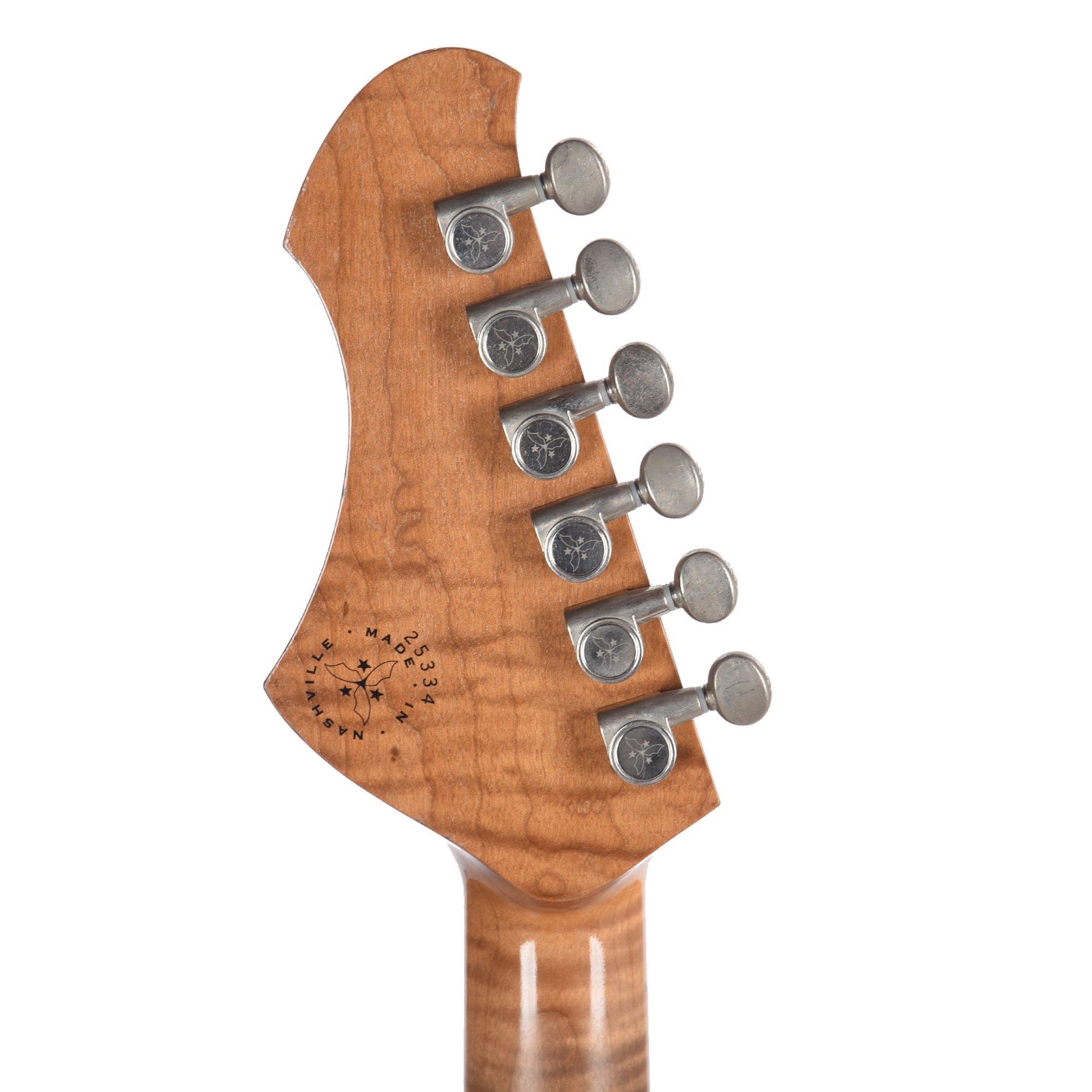 Novo Serus J 2-Tone Burst Light Distress w/Black Block Inlays & Fralin P-90 Pickups