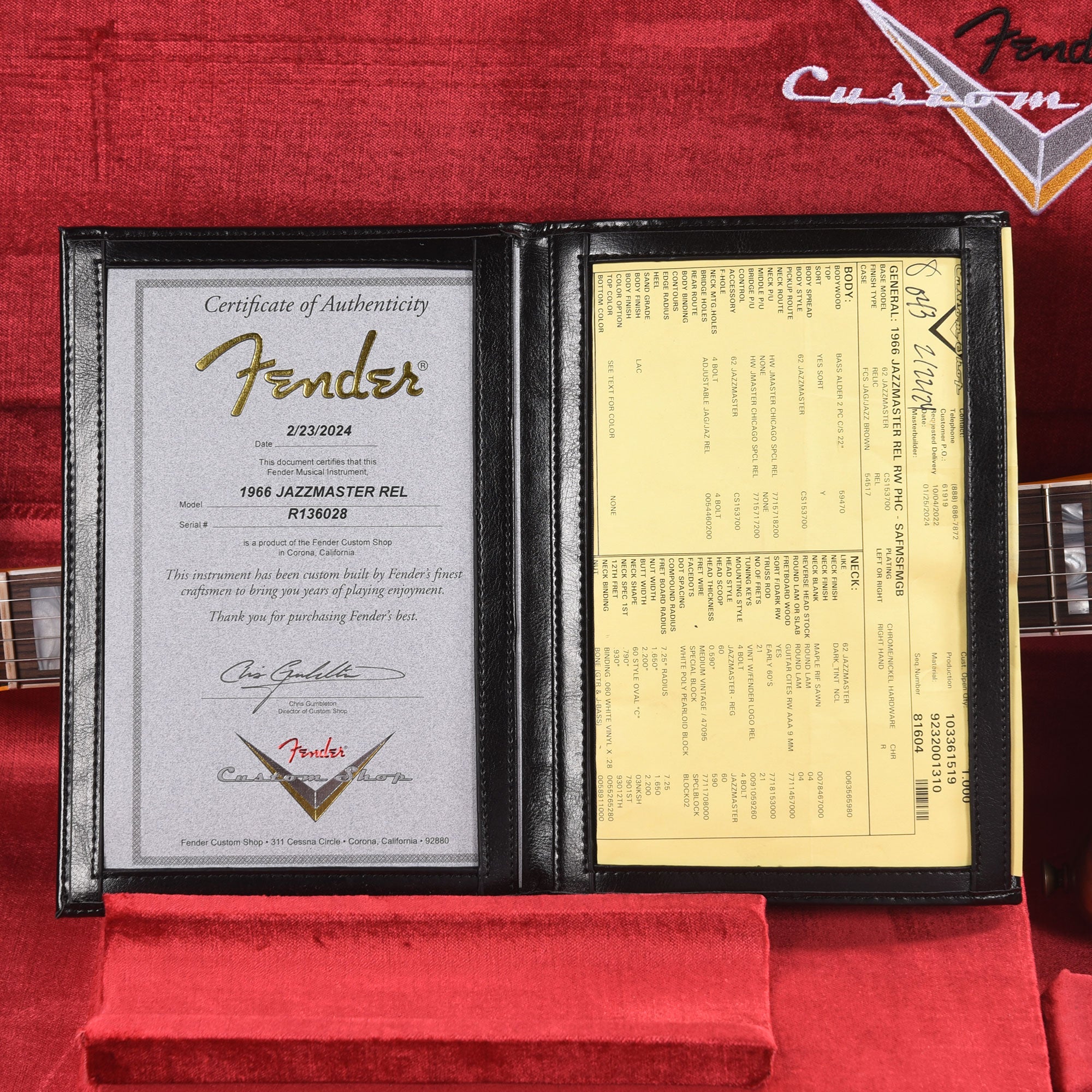 Fender Custom Shop 1966 Jazzmaster 