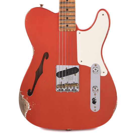 Fender Custom Shop Limited Edition Red Hot Esquire Relic Super Faded Aged Candy Apple Red