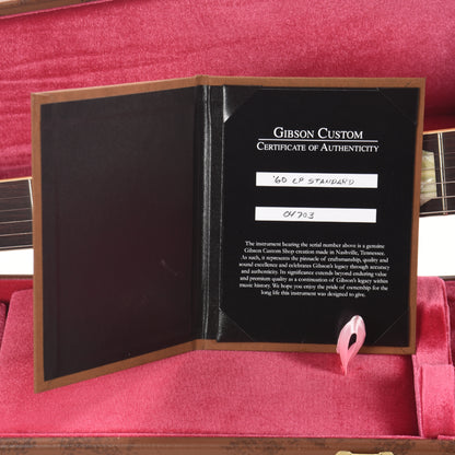 Gibson Custom Shop 1960 Les Paul Standard "CME Spec" Tomato Soup Burst VOS w/60 V2 Neck