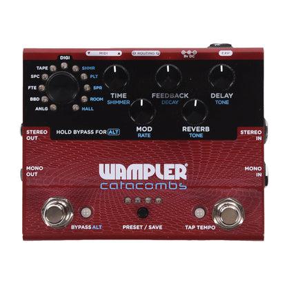 Wampler Catacombs Reverb & Delay Multi Effects Box