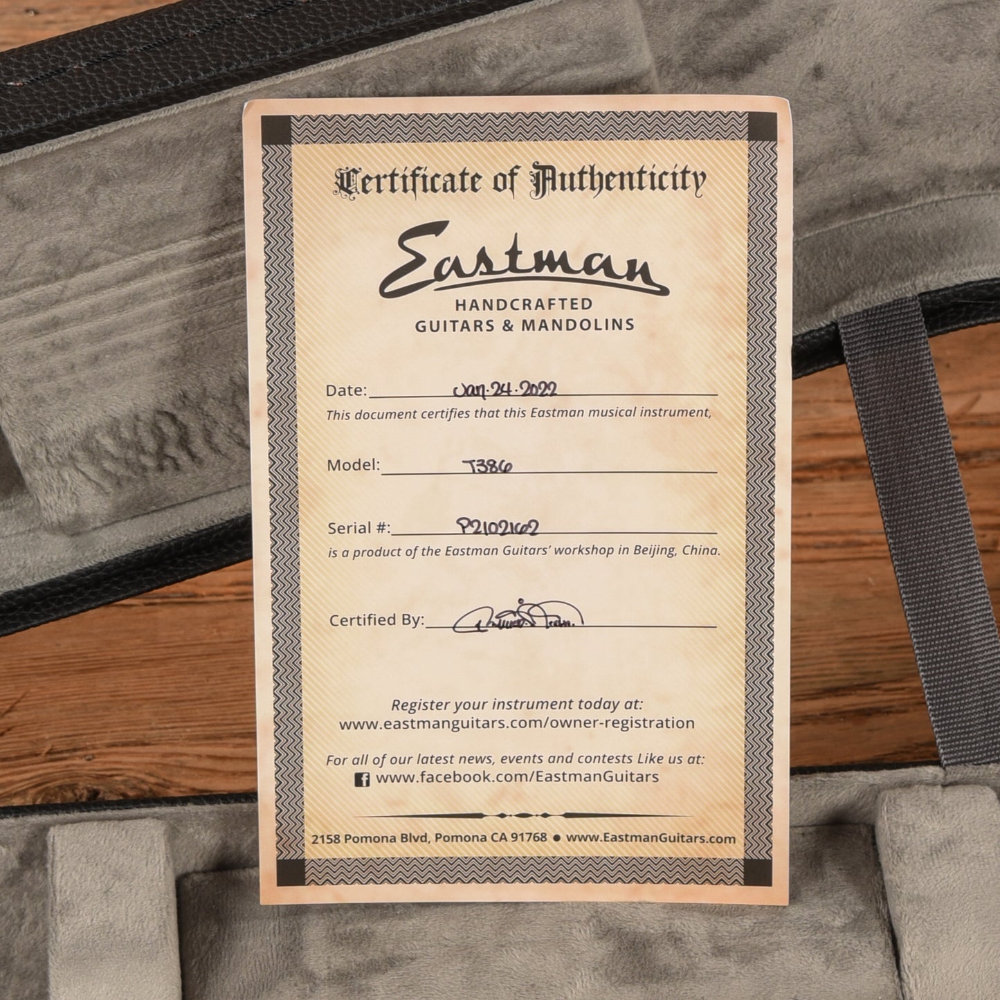 Eastman T386 Classic 2021