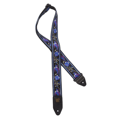 Ernie Ball Classic Jacquard Guitar Strap Purple Pleasant Pheasant