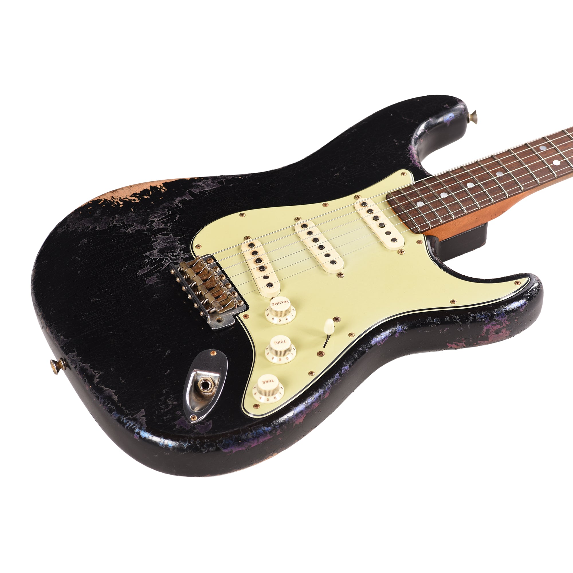 Fender Custom Shop '60s Stratocaster Black over Chameleon Heavy Relic Master Built by Dale Wilson w/Josefina Hand-Wound PIckups