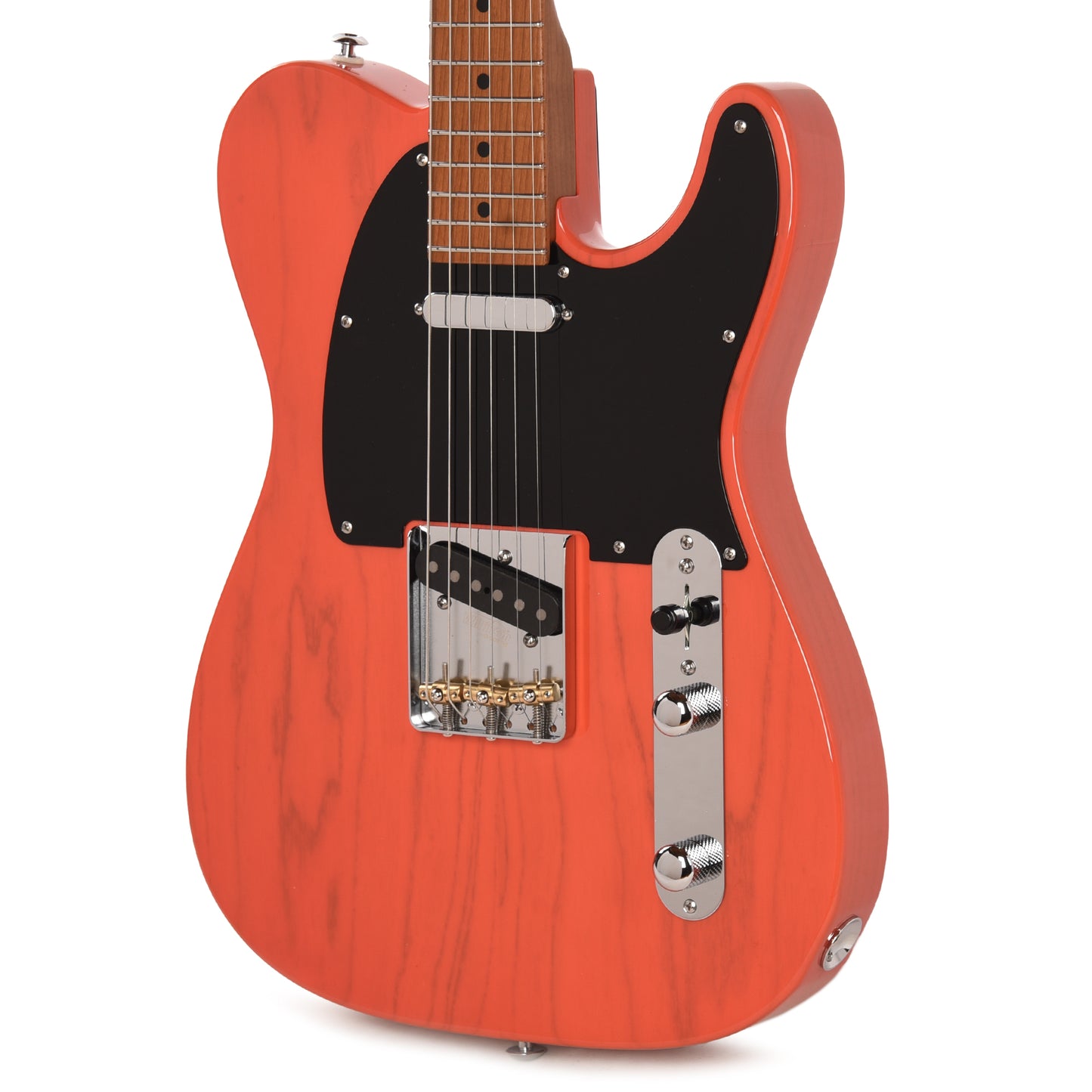 Suhr Custom Classic T Swamp Ash Trans Fiesta Red w/Roasted Maple Neck