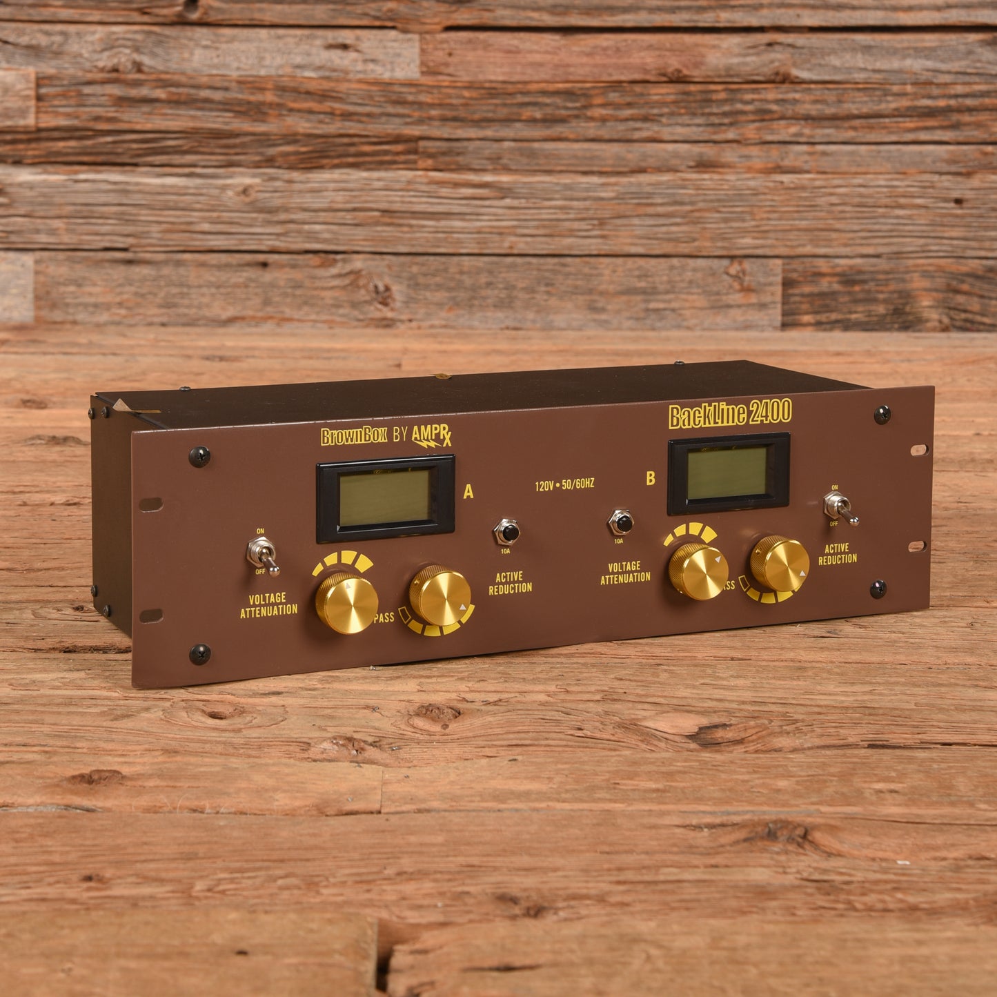 AmpRx PowerStation 2400 Dual Tube Amplifier Input Voltage Attenuator Rackmount