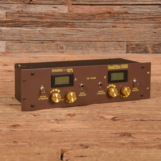 AmpRx PowerStation 2400 Dual Tube Amplifier Input Voltage Attenuator Rackmount