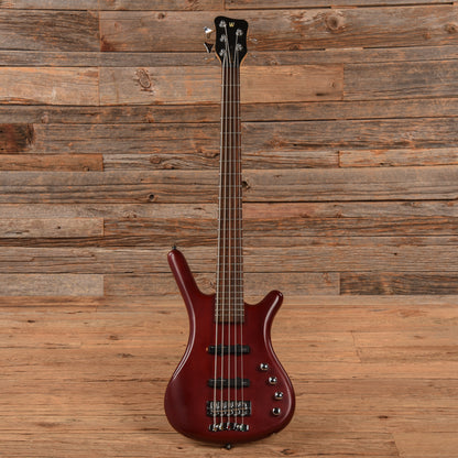 Warwick Rockbass Basic 5 Burgundy Red Transparent