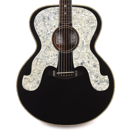 Atkin AJ Black Pearl Baked Sitka/Mahogany Aged Black w/Glitter Purfling