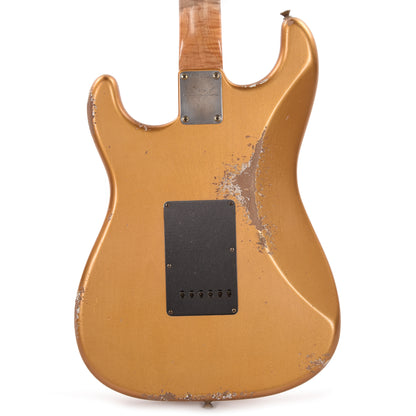 Fender Custom Shop 1966 Stratocaster HSS Relic Faded Sunrise Gold Apprentice Built by Dylan Delpizzo w/Novak GTX-HMB