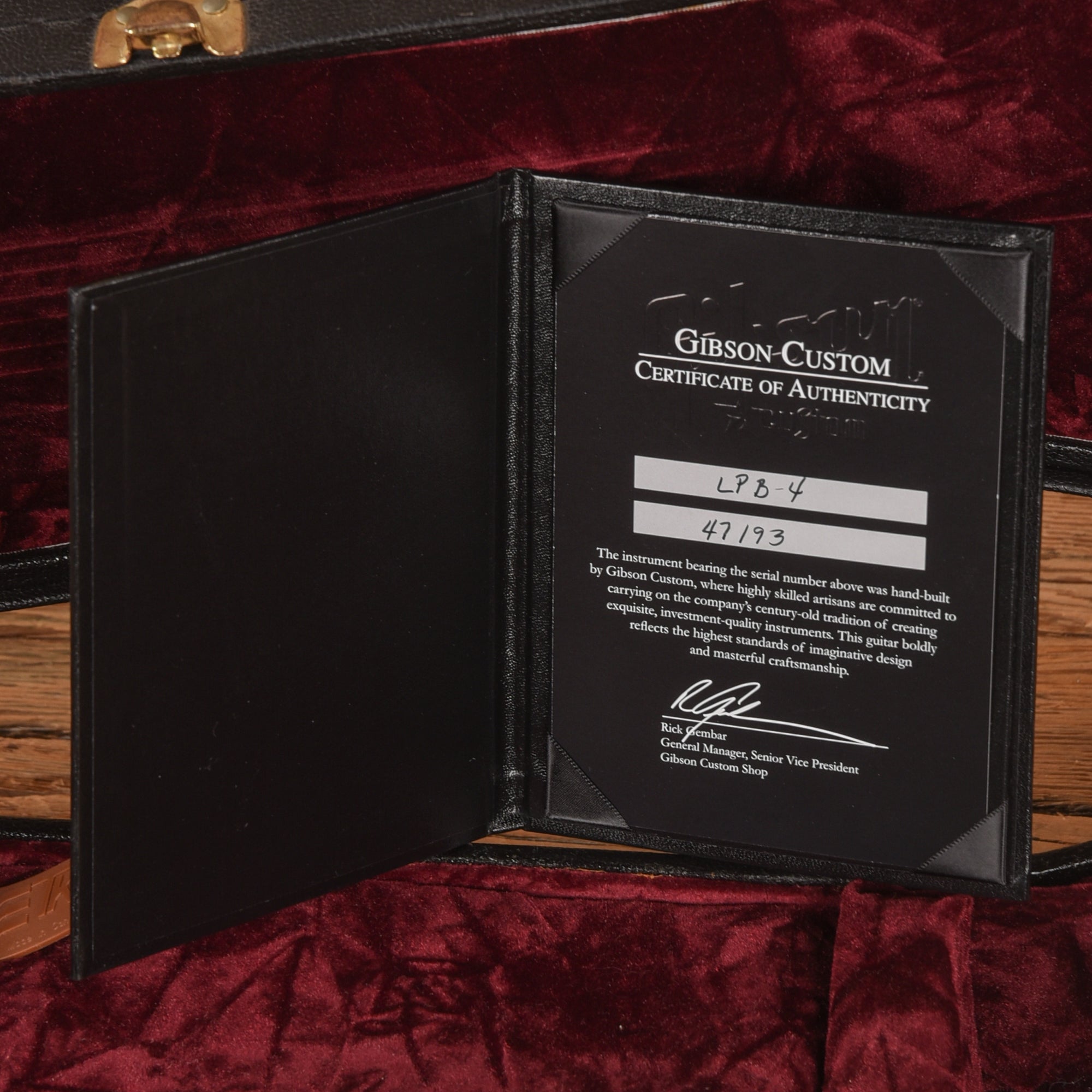 Gibson Custom '54 Les Paul Custom VOS Ebony 2007