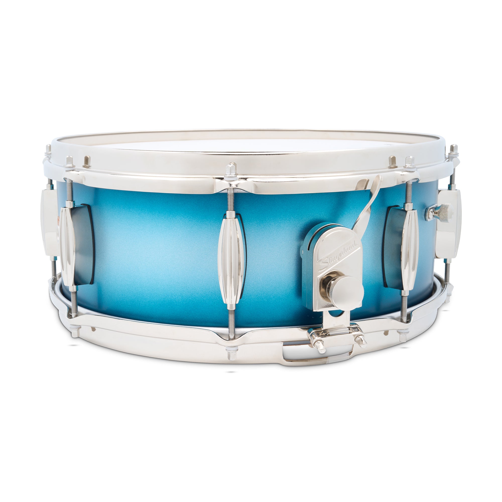 Slingerland Radio King 5.5x14 Snare Drum Blue and Silver Lacquer