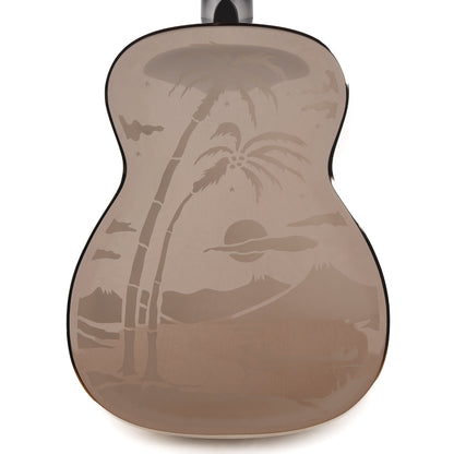 National Style O Single Cone Brass Bright Nickel 14-Fret