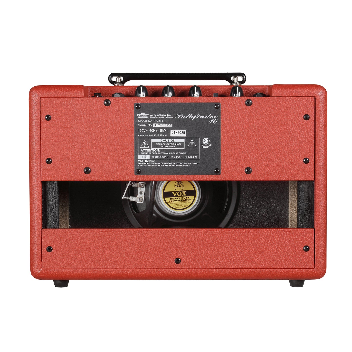 Vox V9106 Pathfinder 10w Guitar Combo Combo Limited Edition Classic Red